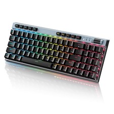 RGB Mechanical GamingKeyboard, 78 Keys Hot-Swap Mechanical Keyboard With Magn...