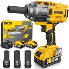 Cordless Impact Wrench With 2 Batteries Cordless Impact Wrench With 2 Batteries