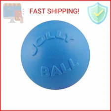 Jolly Pets Bounce-n-Play Dog Toy Ball, 8 Inches/Large, Blueberry, (Model: 2508 B