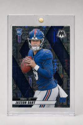 2025 Panini Mosaic Jaxson Dart Silver Knight Rookie New York Giants #362 /149