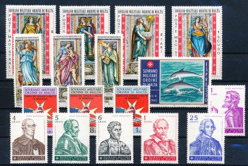 LS42383 Malta historical figures paintings fine lot MNH