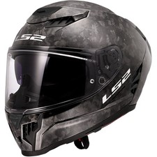 Ls2 Gloss Black Dragon Carbon Forged Helmet 807-2103