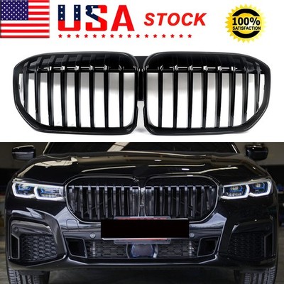 Gloss Black Front Kidney Grille for BMW G11 G12 740i 745e 750i M760i 2020-2022
