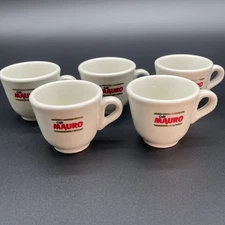 Vintage ACF Caffe Mauro Italian Espresso Demitasse Cups Made in Italy Set Of 5
