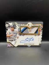2025 Topps Diamond Icons Jumbo Black Scott Rolen PATCH AUTO /10 AJP-SR