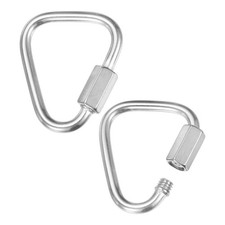 2-Pack Quick Chain Link Connector, 1/8" 316 Stainless Steel Repair Chain Links