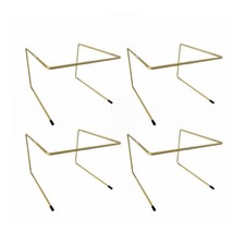 4 Pieces Iron Wire Pizza Tray Risers Display Racks Space Saving Kitchen Simple