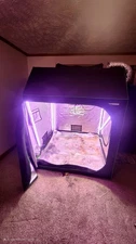 VIVOSUN 48"x48"x80" Hydroponic Grow Tent With Extra Led Lights