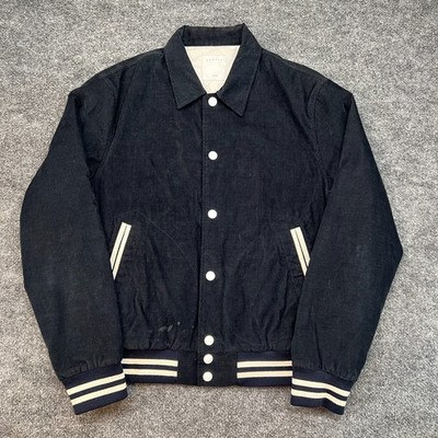 Sandro Corduroy Athletic Bomber Jacket Large