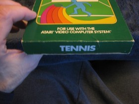 Tennis W/ Box + Manual ATARI 2600 1981 Activision Game Cartridge CIB