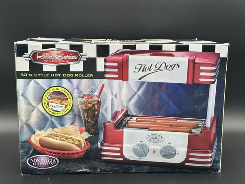 BNIB Nostalgia Electrics Retro Series 50’s Style Hot Dog Roller RHD-800 - 第 1/9 張圖片