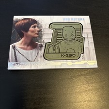 2017 Topps Star Wars Masterwork Medallion GOLD SSP /25 Mon Mothma K-2SO Card (f3