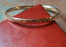 14kt Gold Fill Bangle, Marked Marathon.
