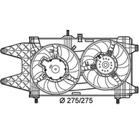 LüFter MotorküHlung Mahle Cff 140 000P FüR Fiat Punto
