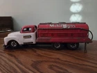 VINTAGE MOBIL GAS ⛽️ PEGASUS  TIN FRICTION TANKER TOY TRUCK BANDAI