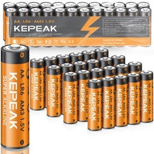 24pc AA Alkaline Battery 1.5V for Toys Camera Mouse Flashlight or Remote Control 0.58 per gallon