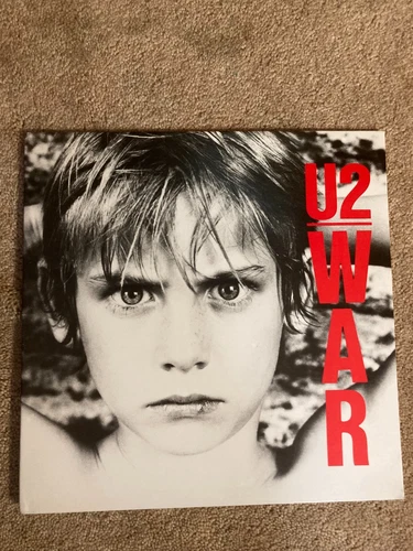 U2 -War VINYL LP 1983 First Press Purple Label Gatefold EX/EX