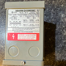 Square D 100SV1A 100VA 1-Phase Step-Down Transformer 240/480V to 120/240V