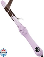 New Version Lanvier Rotating Curling Iron 1 Inch Automatic Curling Wand for W