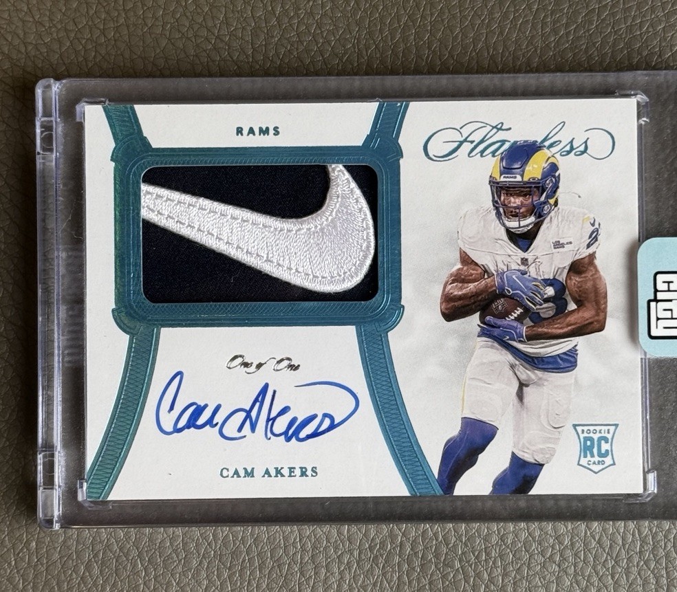 Cam Akers Panini Flawless Rookie Patch Autograph #RPACAK Base