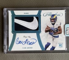 2020 Panini Flawless Football Cam Akers Rookie Patch Auto RPA-CAK 1/1