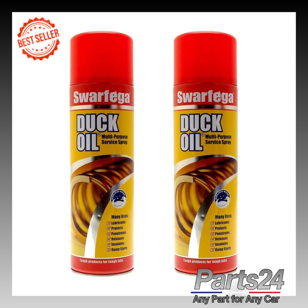 2x Swarfega Duck Oil Spray Multi-Purpose Lubricant Rust Protector Releases Rusty