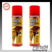 2x Swarfega Duck Oil Spray Multi-Purpose Lubricant Rust Protector Releases Rusty
