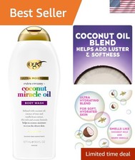 Coconut & Vanilla Miracle Oil Shower Essence - Ultra Moisture Body Wash 19.5 oz 0.56 per gallon