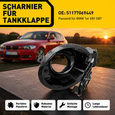 Stabil konstruierte wetterfeste Tankklappe Au�en F�r BMW 1er E81 E87 51177069449