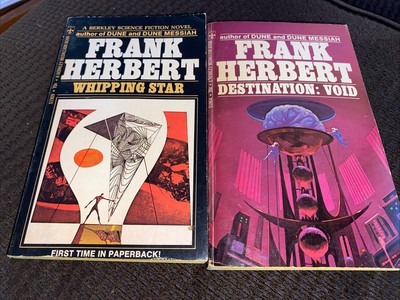 Frank Herbert Vintage Paperbacks Whipping Star & Destination: Void Good+