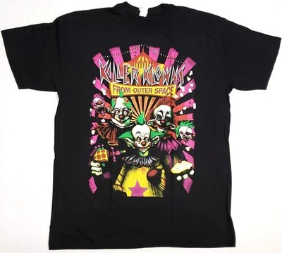 Rare! Hot Killer Klowns From Outer Space Scary Horror Black S to 5XL Shirt AA992