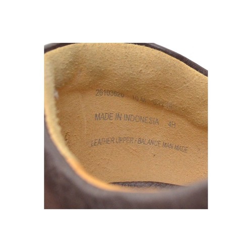 Ladies Clarks Unstructured Halsie Oxford Sneaker 10 M Brown Leather LaceUp Shoes - Foto 7 di 8