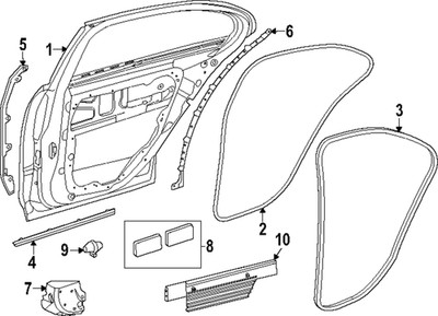 Genuine Mercedes-Benz Reinforcement Impact Prot 214-730-91-02