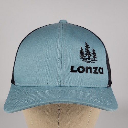 Pacific Headwear Men's Blue Trucker One Size Adjustable Snapback LONZA Cap