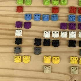 Lego Bionicle 8559 set of 67 Active and Inactive Krana 2002