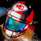 Xavier Worthy Signed Kansas City Chiefs Custom Football Helmet w/ Visor 1/1