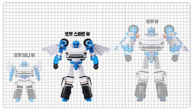 2025 NEW Smart TOBOT W Transformer Robot Action Figure Toy Medium Size