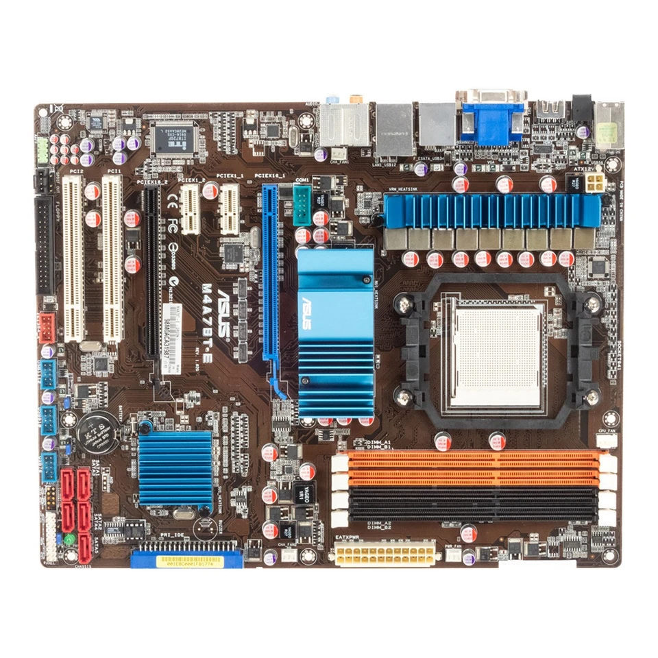 Scheda Madre ASUS M4A78T-E SOCKET AM3 DDR3 PCIe PCI SATA IDE ATX - Immagine 2 di 3