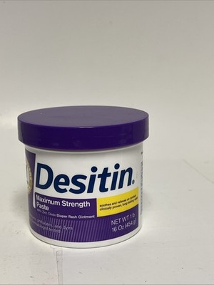 Desitin Maximum Strength Baby Diaper Rash Cream with 40% 1lb