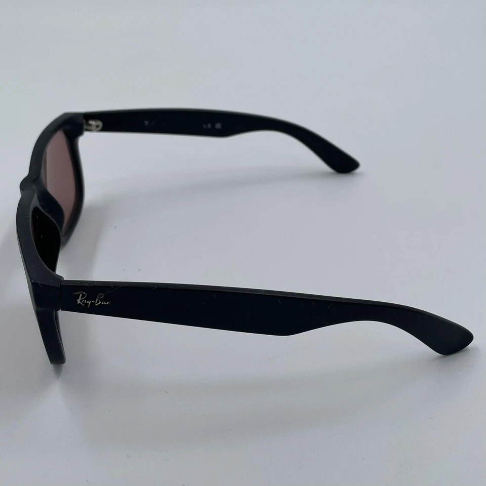 Очки солнцезащитные мужские Ray-Ban Justin RB4165 черные красные линзы 622/55 54-16 только оправа - Изображение 2 из 4