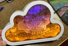 Happy Birthday Light Up Sign, Birthday Partys Decor LED Happy Birthday FREE SHIP