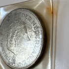 Two 1970 Netherlands 10 Gulden Silver Coins–Nederland Herrijst 1945-1970 – Que — photo 5