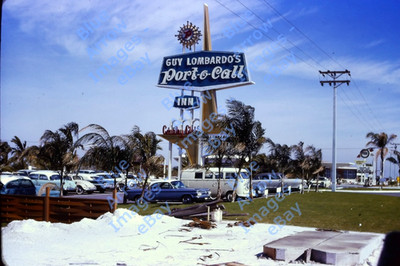 1963 35mm Slide Guy Lombardo's Port-o-Call Tierra Verde Florida #10257