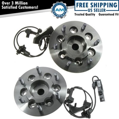 Front Wheel Hub & Bearing Pair Set for GMC Chevy Truck 2WD