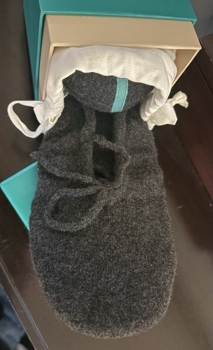 Tieks By Gavrieli Cashmere Slippers In Charcoal Gray- Medium, Brand New!