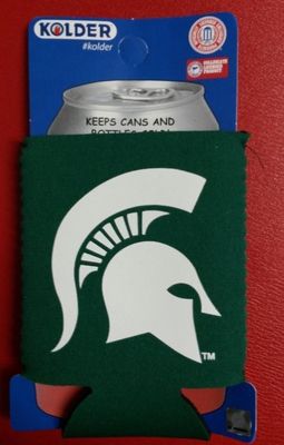 NCAA Michigan State Spartans Green Neoprene Can Holder / Can Coozie | eBay