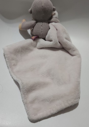 Baby Bum Monkey Plush Lovey Security Blankie Blanket 13.5" - Picture 6 of 8
