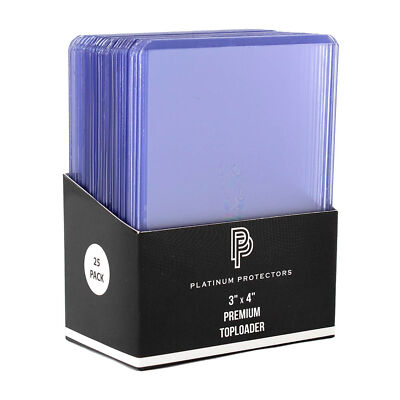 #ad Platinum Protectors Top Loaders Premium Hard Sleeves for Trading Cards 35pt $24.99