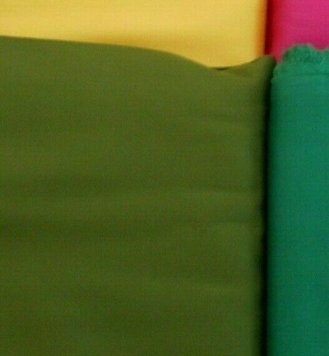 SATEEN Cotton Fabric Green Vineyard 15 