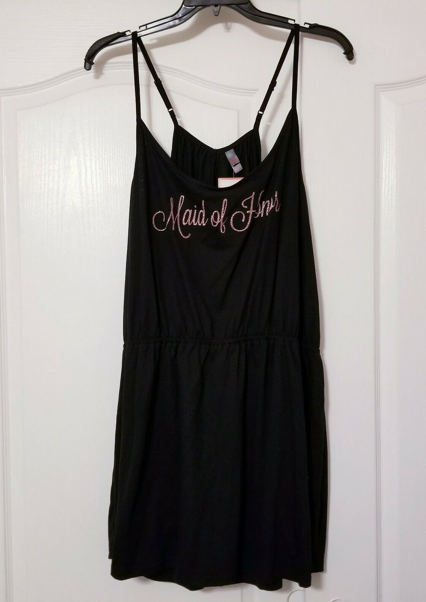 Maid Of Honor Mini Dress / Tunic Personalized Brides Bling Bridal Party 3X  4X | eBay